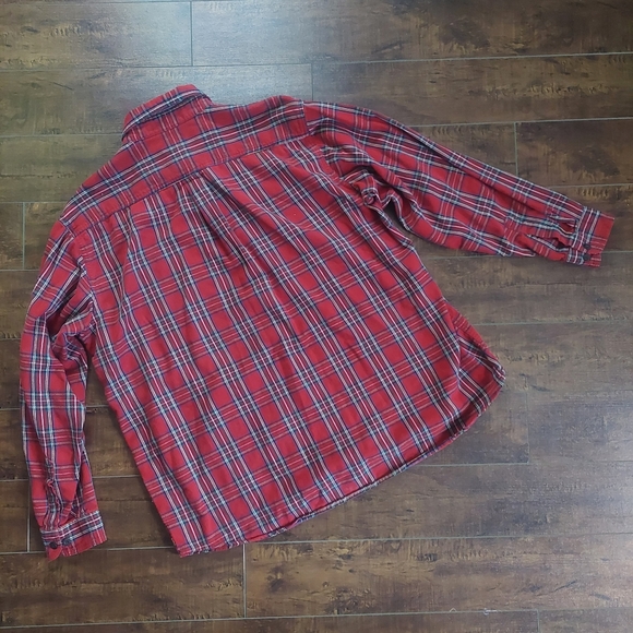 Vintage 90's L.L.Bean Royal Stewart Tartan Shirt Size XL-REG - Picture 7 of 7
